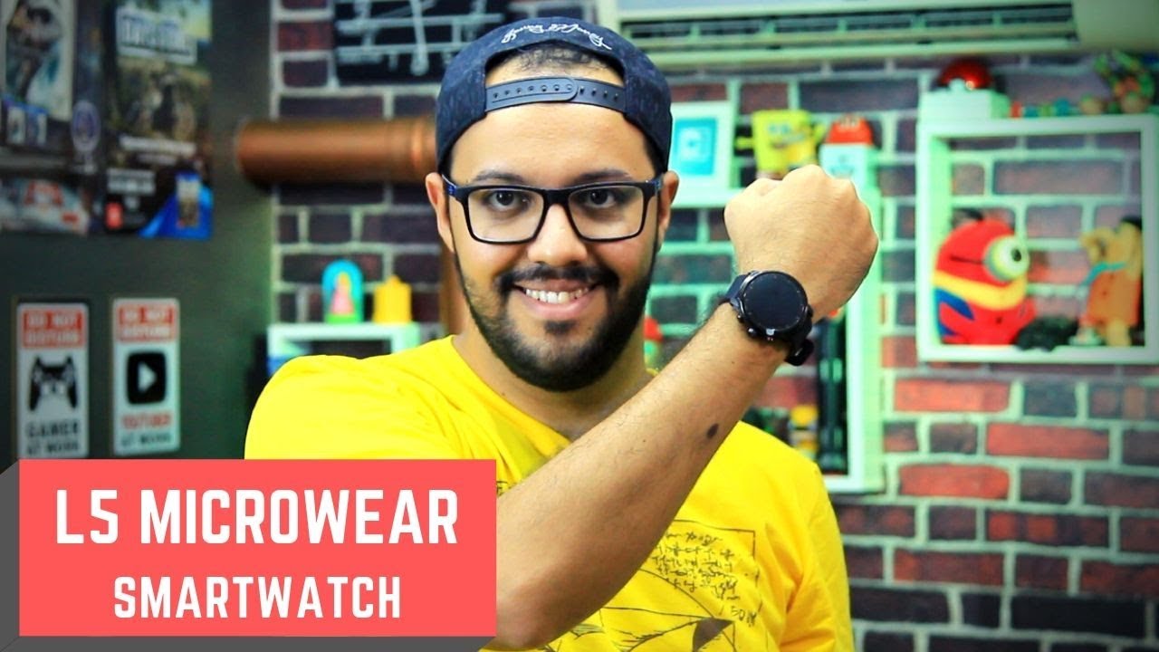 L5 SmartWear - O smartwatch a prova dágua baratinho. Review / Tutorial