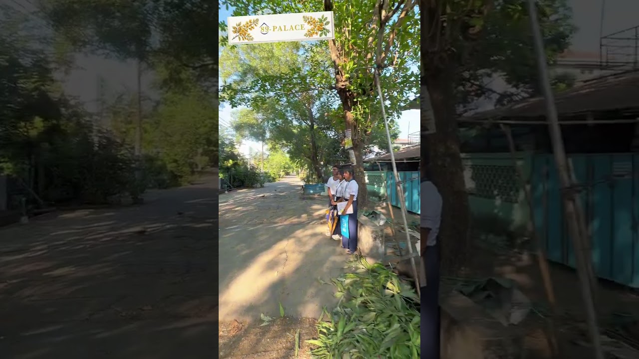 တောင်ဒဂုံမြို့နယ်(25 ) ရပ်ကွက်ထဲအုတ်တံတိုင်းကာထားပြီးမြေသီးသန့်ရောင်းပါ့မည် ။#89palace 