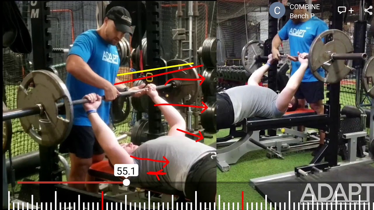 Bench Press Coaching Points and Tips for Football Combine Prep