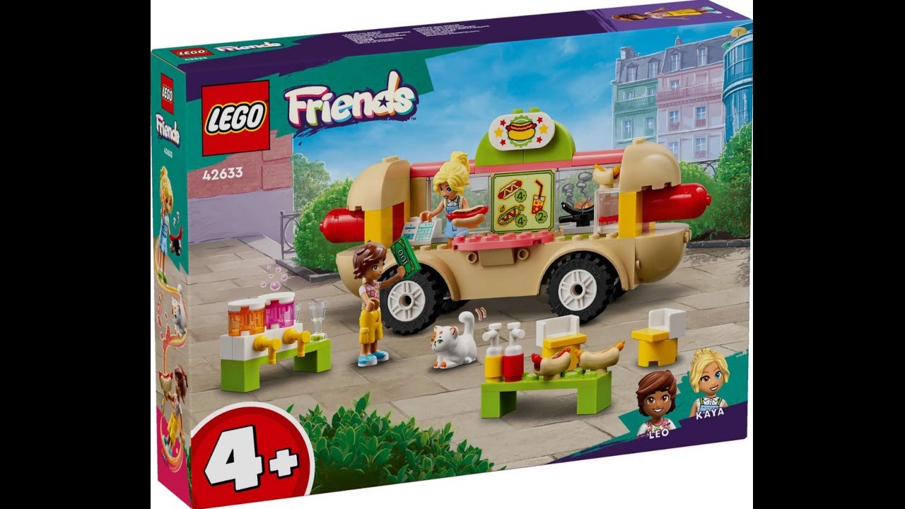 LEGO Instructions | Friends | 42633 | Hot Dog Food Truck | Traffic