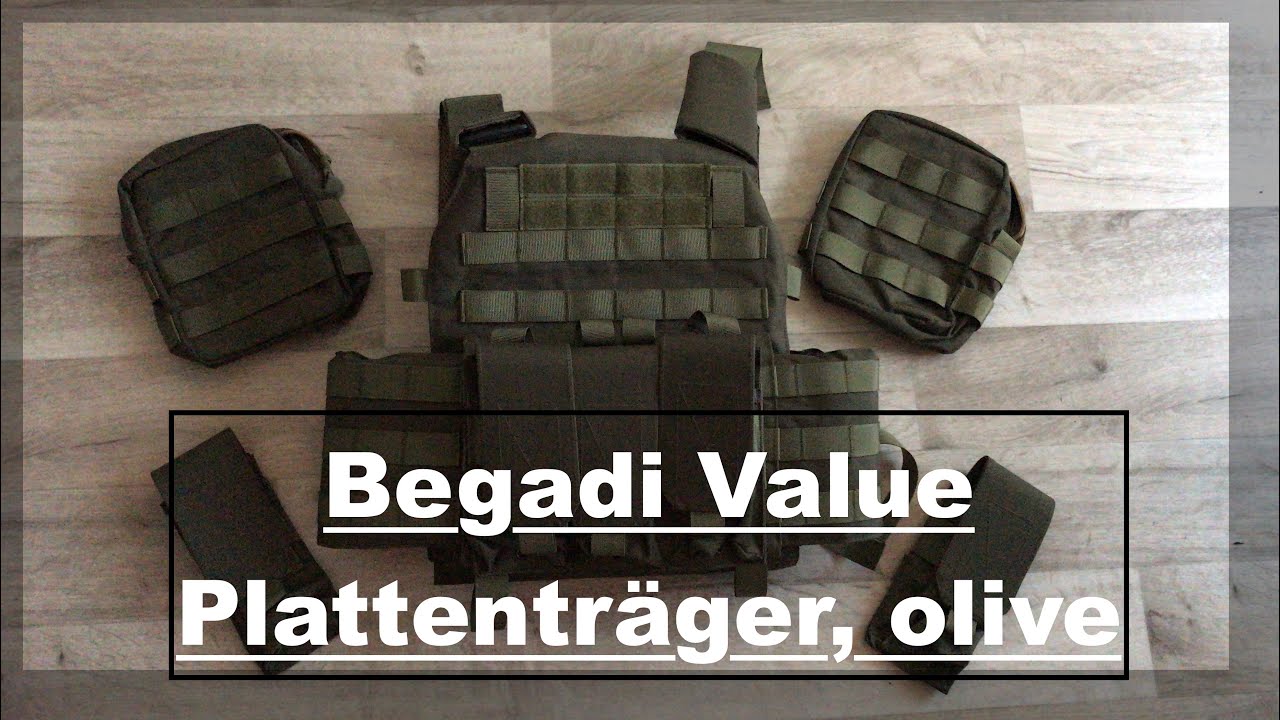 Begadi Value Plattenträger, Olive