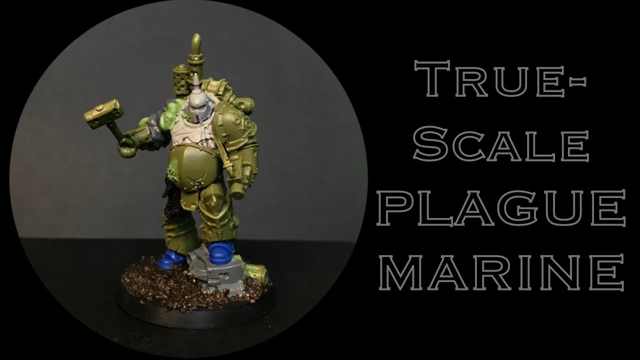 Kit-Bashing a Turescale Plague Marine