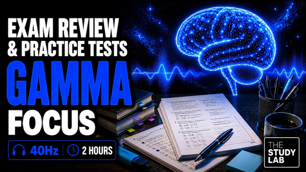 Exam Review Focus – GAMMA Pure Tones for Practice Tests (2 Hours) – No Music