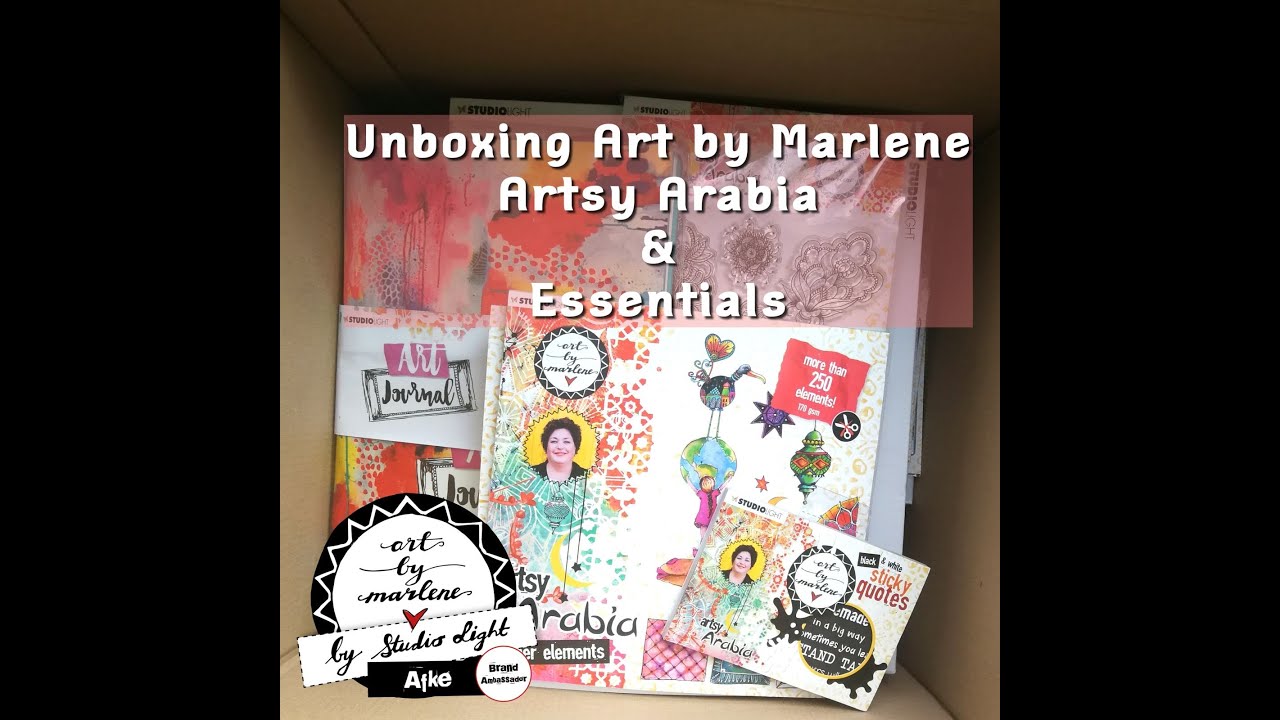 Unboxing Art by Marlene Artsy Arabia & Essentials collections