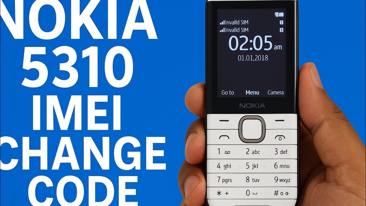 Nokia 5310 invalid sim solution/Nokia TA1212 imei change code