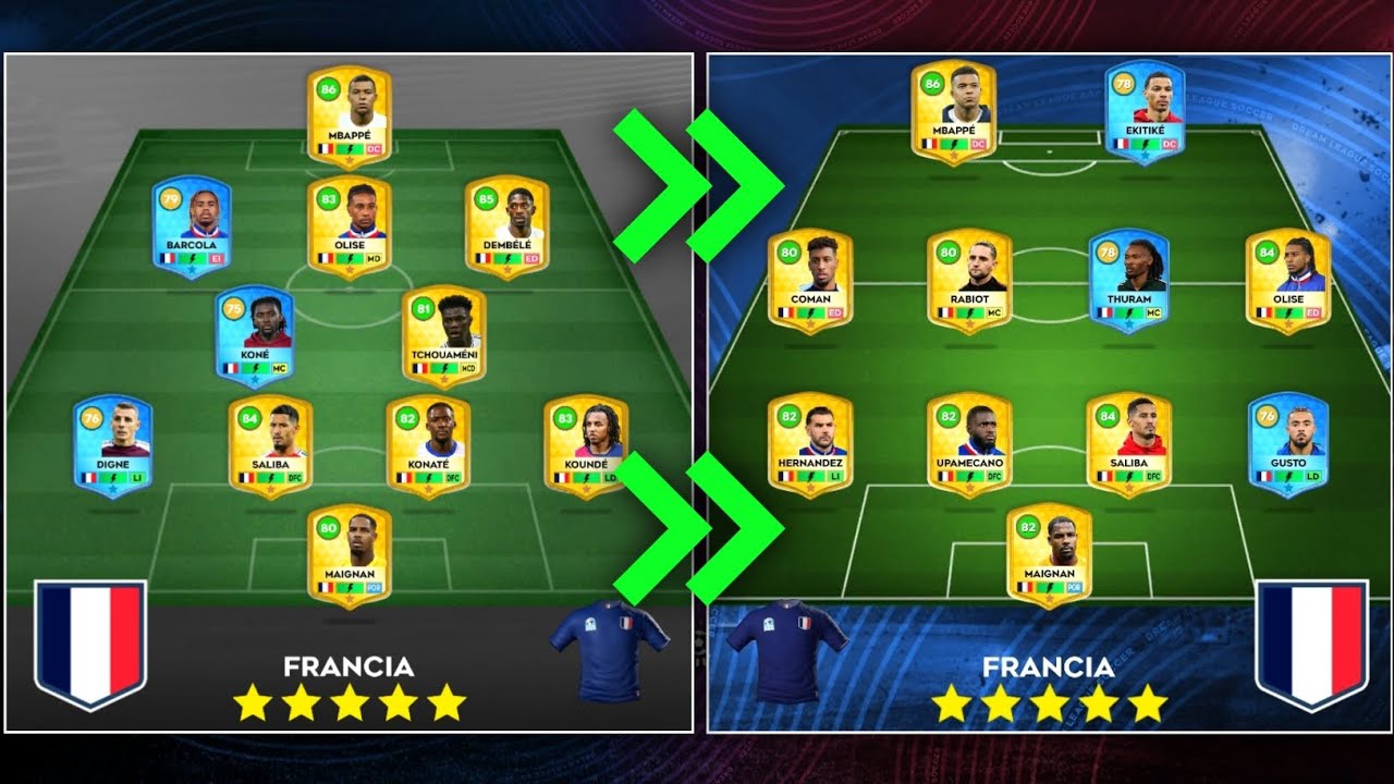 TODAS las SELECCIONES en DLS 25 vs DLS 26 | Dream League Soccer 