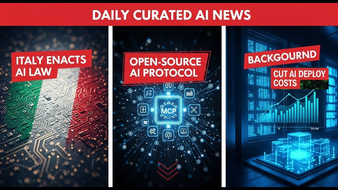 AICI News: 60% AI Cost Cut SHOCK! Red Hat's New Standard & Italy's Landmark AI Law |101025