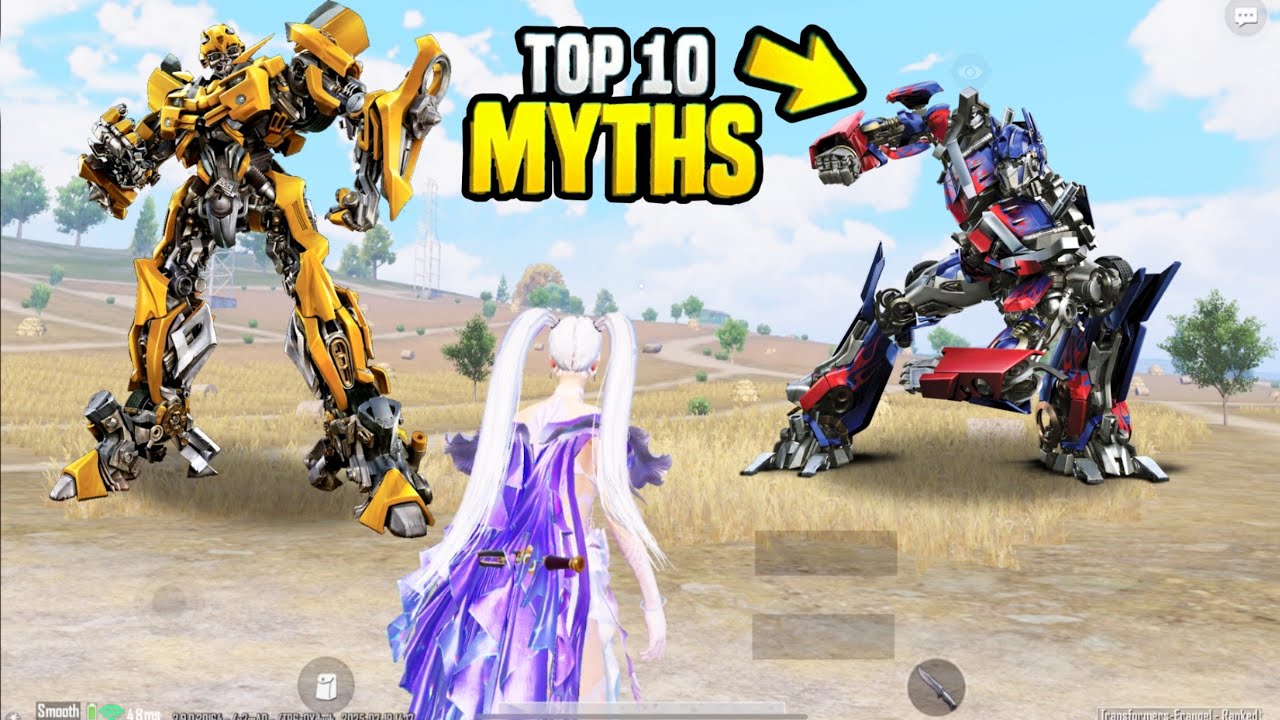 How To Fly Using The Transformers in BGMI &bull; Top 10 Mythbusters in BGMI