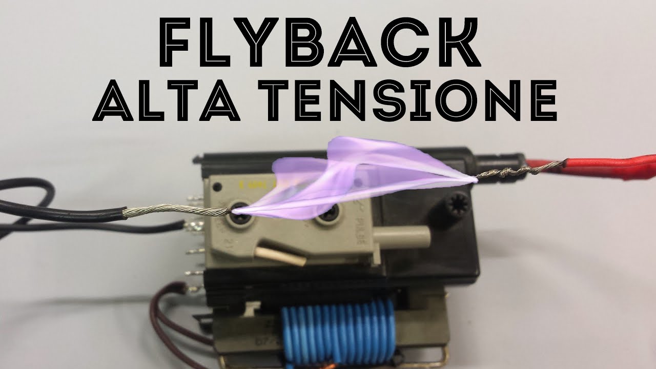 Generatore Alta Tensione e Archi Elettrici da una Televisione - Utilizzo del Flyback - Fai Da Te
