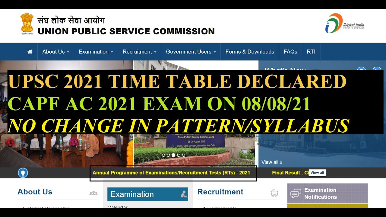 CAPF AC 2021(NEXT YEAR) NO PATTERN/SYLLABUS CHANGE : Exam on 08/08/21 CALL 9867321800/7420831018