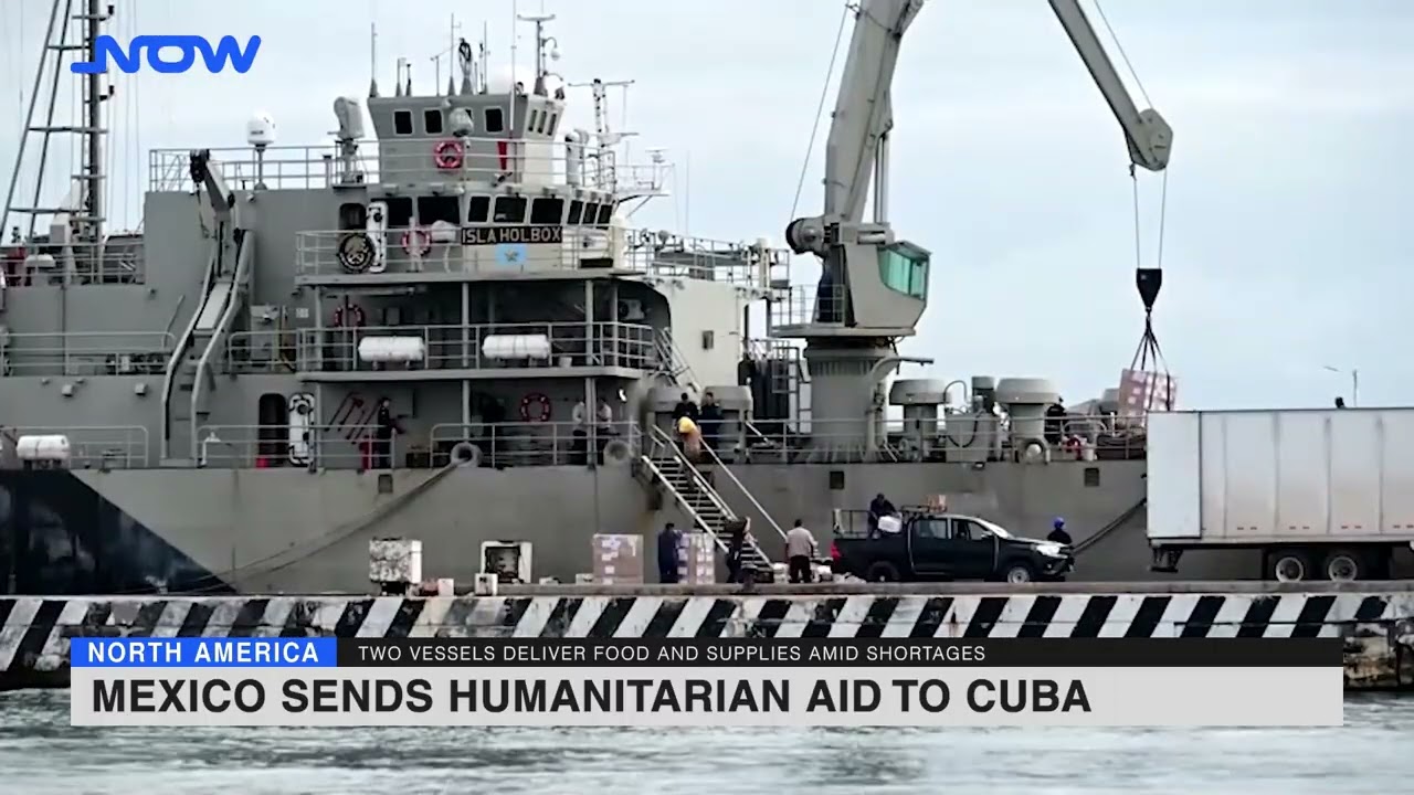 Mexico sends humanitarian aid to Cuba