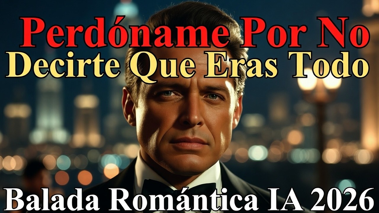 Luis Miguel 2026 -Perdóname Por No Decirte Que Eras Todo– Balada romántica con orgullo herido.