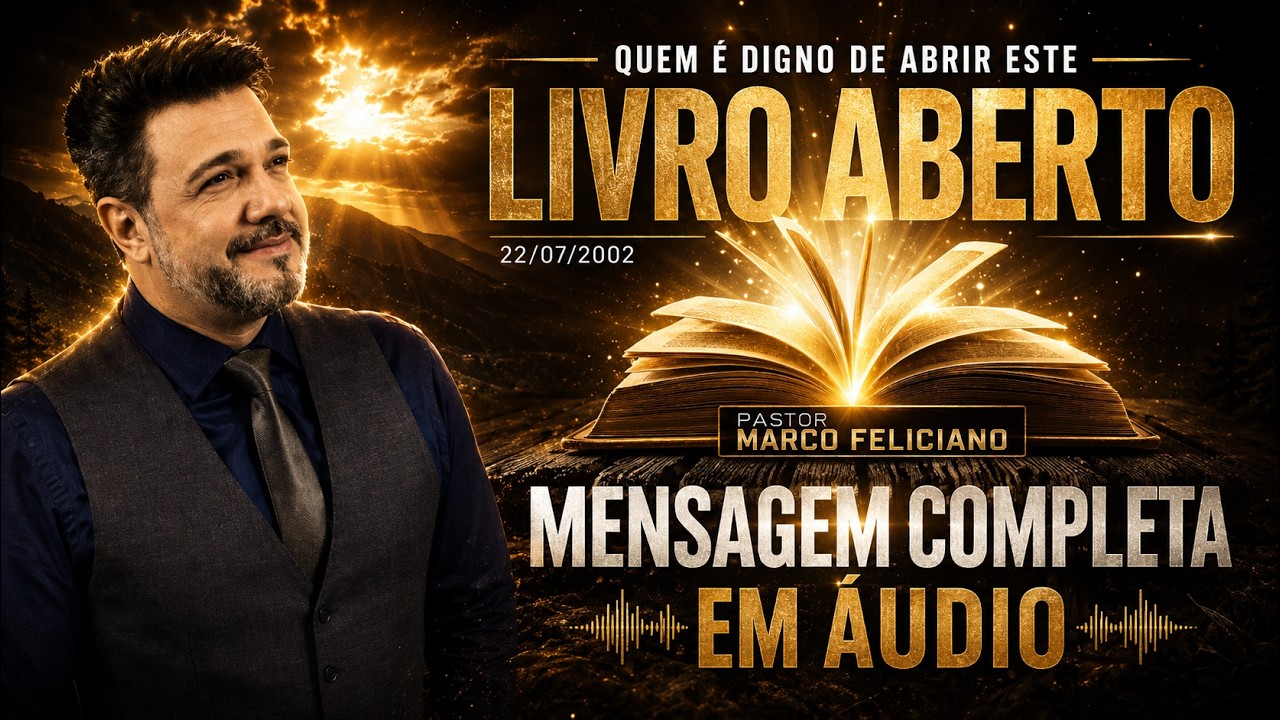 LIVRO ABERTO  - PASTOR MARCO FELICIANO -  MENSAGEM ÁUDIO COMPLETO