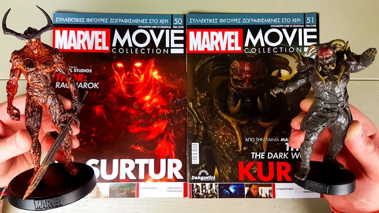 DEAGOSTINI MARVEL MOVIE COLLECTION Τεύχη 50 & 51 | Δύο θηρία-Villains του Thor!