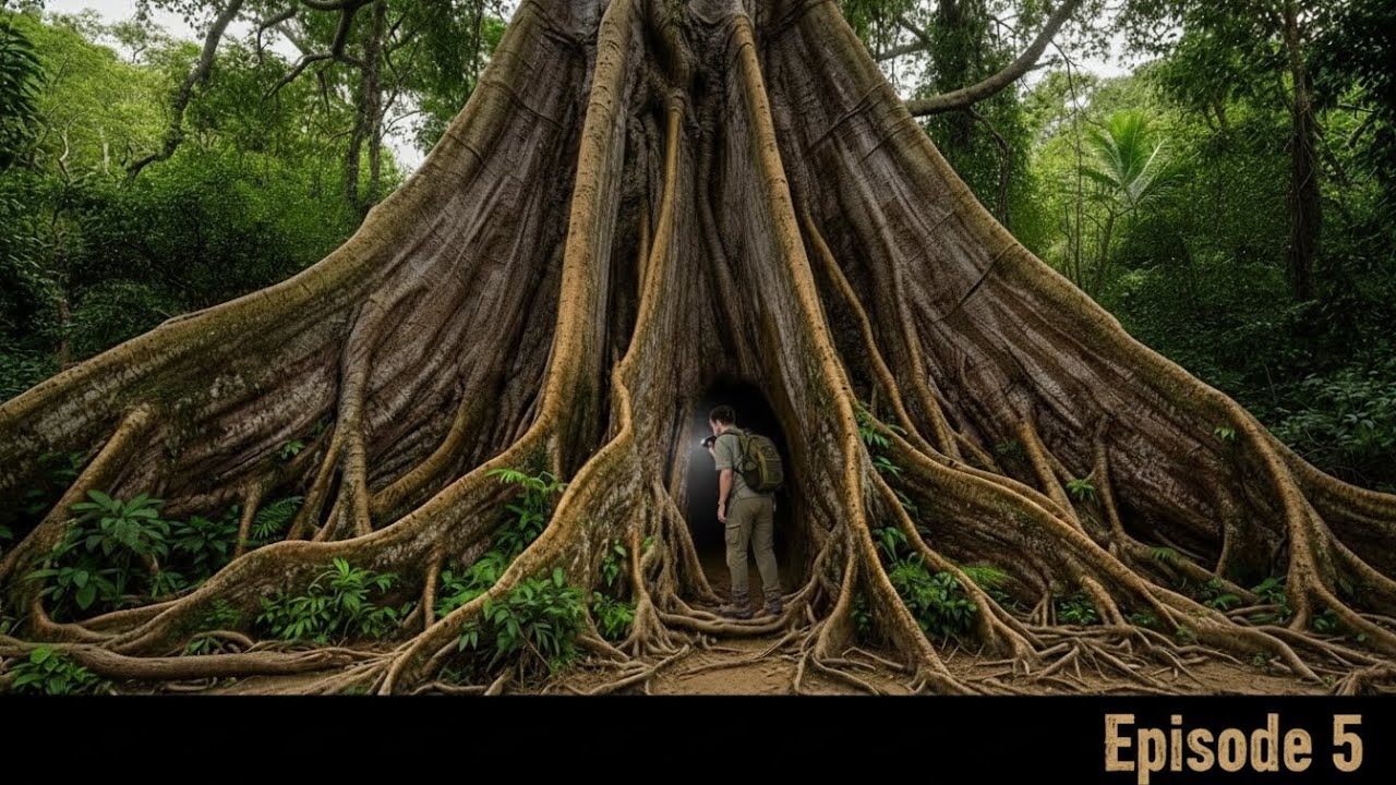 I found a secret entrance in a colossal tree! Episode 5