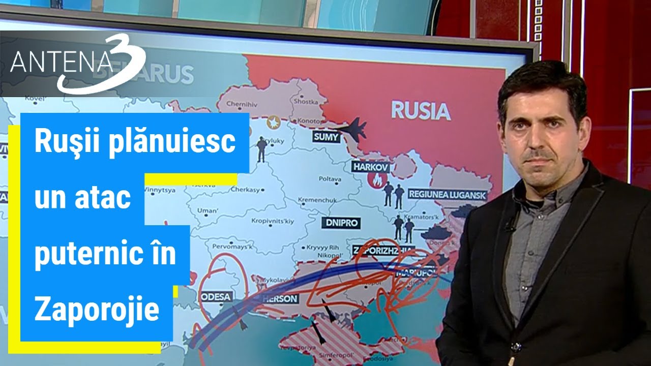 Ruşii plănuiesc un atac puternic în Zaporojie, oraşul cu cea mare centrală nucleară din Europa. Ce s