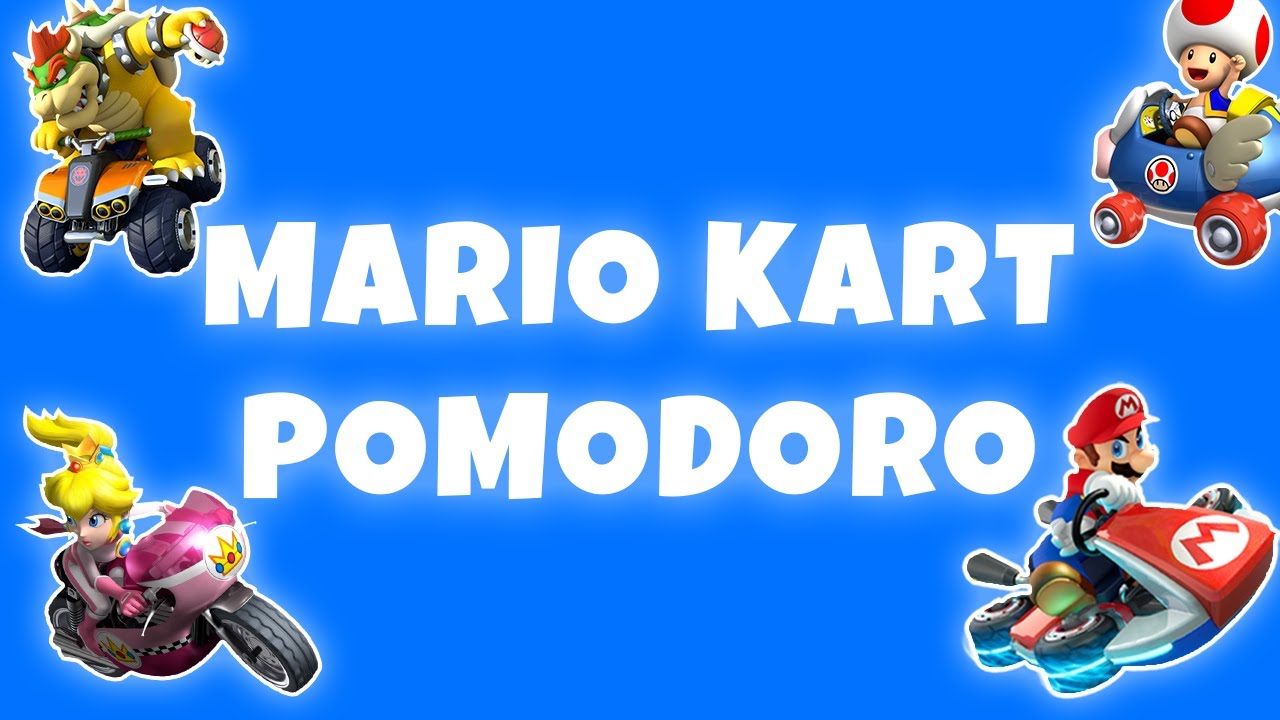 2 hour pomodoro study sesh (mario kart edition)