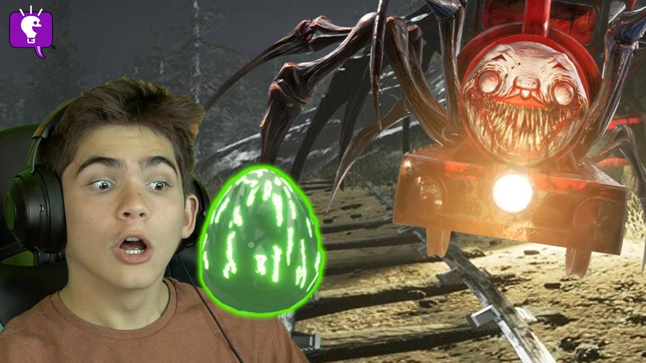 CHARLES EATS ME! We play Choo Choo Charles on HobbyFamilyTV