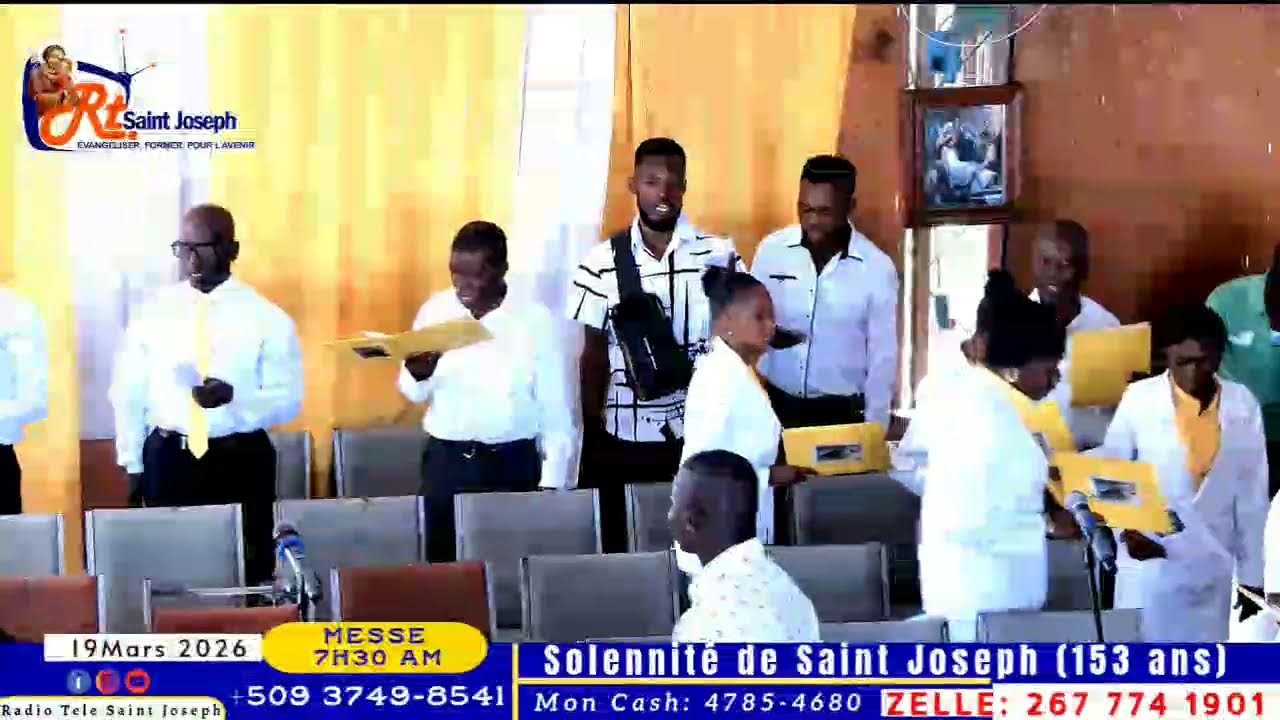 Solennité de Saint Joseph, 153eme Anniversaire de la Paroisse St Joseph P-A-P