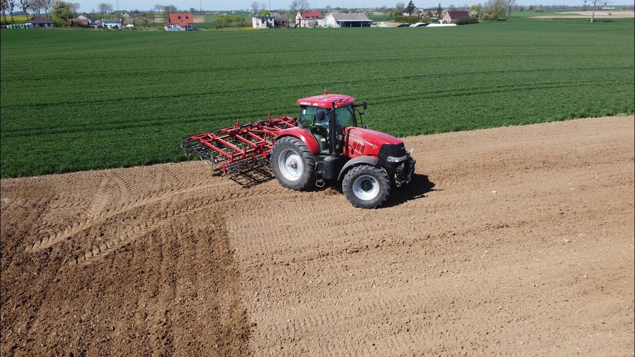 Uprawa pod siew kukurydzy🌽 2023. Case IH Puma 170 cvx w akcji. Expom Lech 5,6.