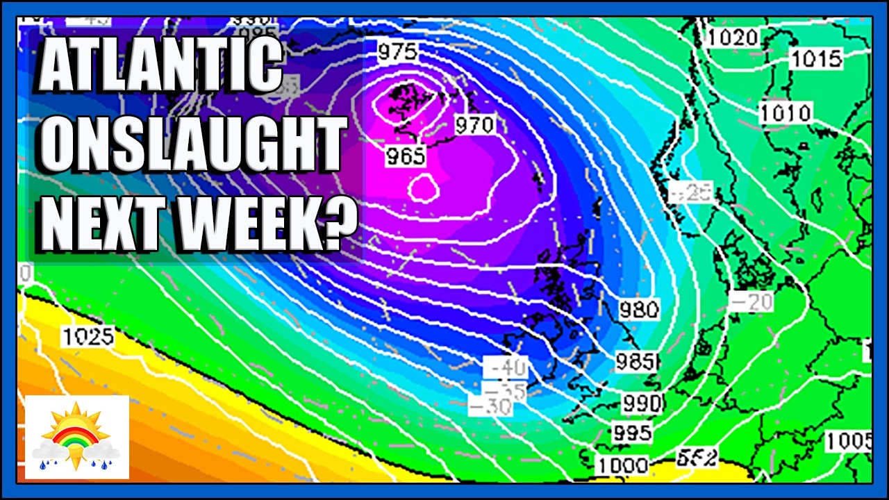 Десятидневный прогноз: На следующей неделе ожидается натиск штормов в Атлантике?