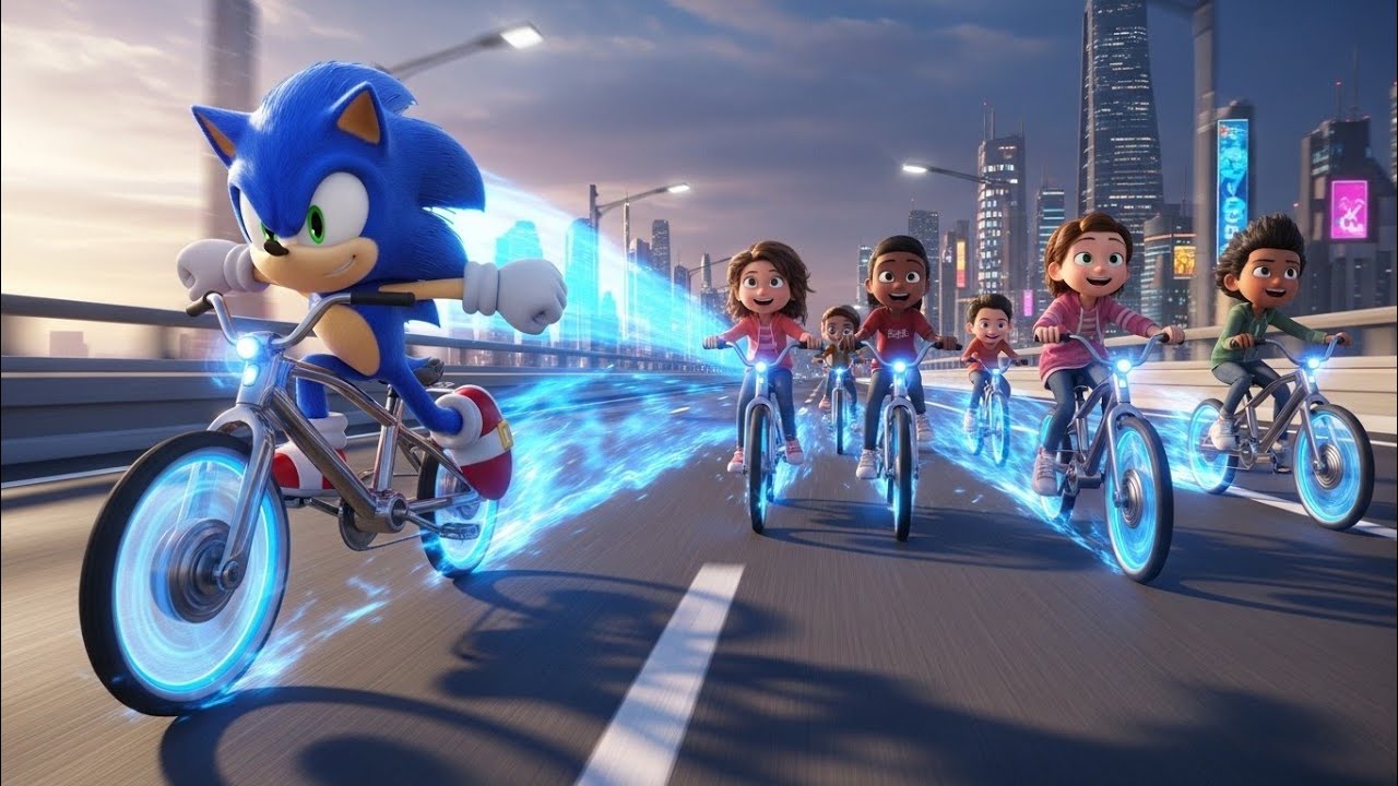 👉 Sonic the Hedgehog Playing With Kids 🦔⚡ | Epic Fun & Super Speed Adventure.