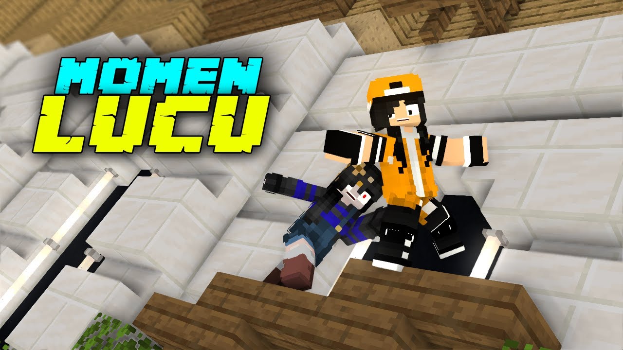 MOMEN LUCU Lenzi Mew Dan Rianiayan || Animasi Minecraft