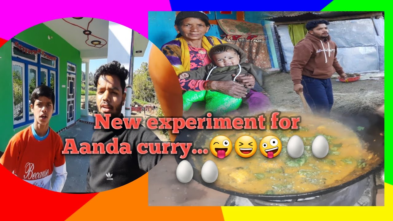 Aaj kiya kuch naya experiment wait for end and🤪🥚 enjoy the best part of this vlog #pahadilifestyle #