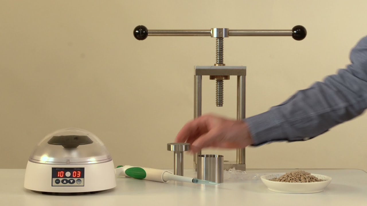 Procedure for Oil Extraction from Seed - CDR Extraction System of CDR FoodLab®