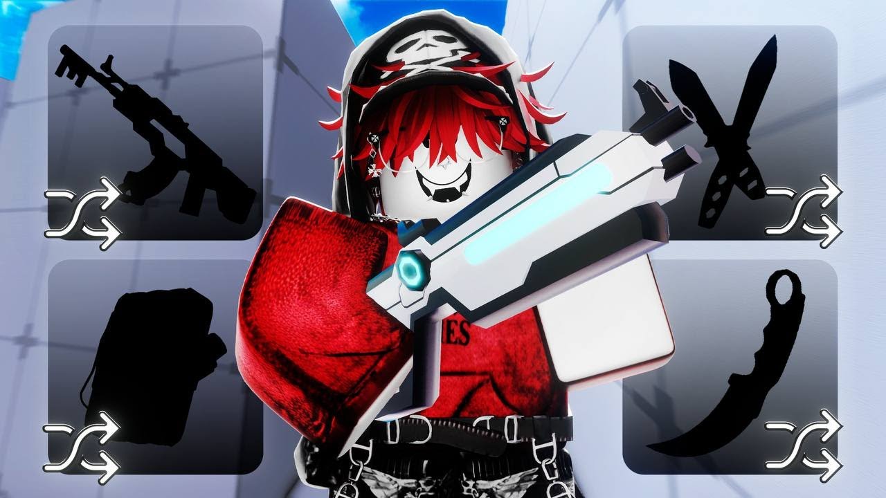 Roblox Rivals, но СНАРЯЖЕНИЕ РАНДОМНОЕ..