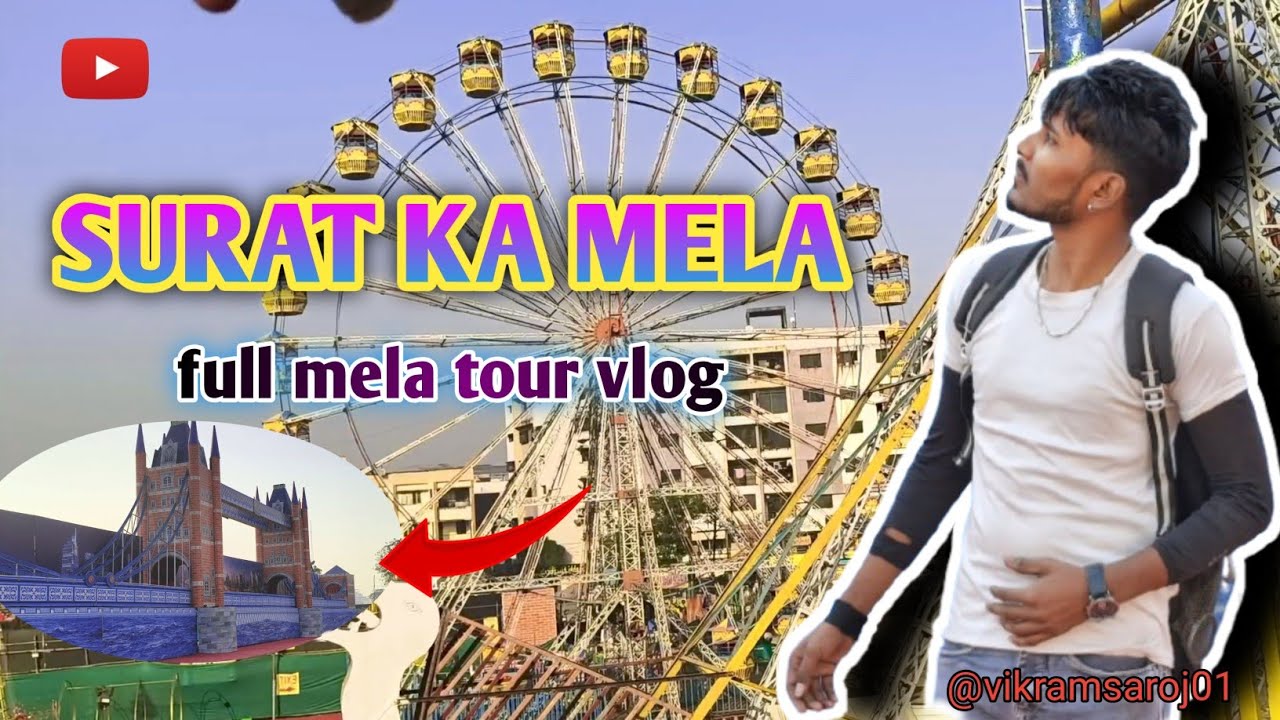Surat City Mela Masti & Fun Rides 🐉🎈#vlog #viral #mela #youtubecreator 