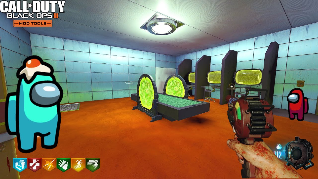 ZOMBIES EN AMONG US CON EASTER EGG CUSTOM ZOMBIES MUY COMPLICADO | BLACK OPS 3 ZOMBIES