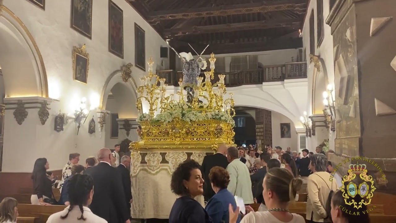 Procesión San Miguel 2025 - Entrada desde el interior de la Iglesia - Cúllar Vega