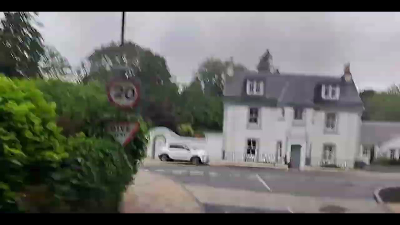The backroads| Route X10A Timelapse Glasgow - Stirling via Aberfoyle| McGill's Scotland East