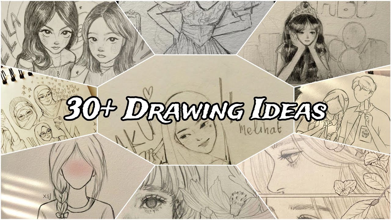 30+ Drawing Ideas | Aesthetic Drawing Ideas | Cute Drawing Ideas