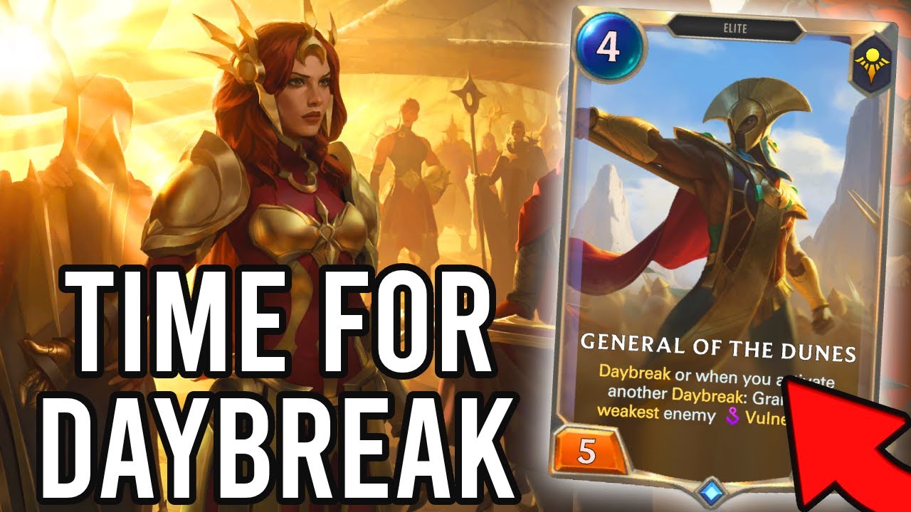 Shutting Down Opponent's Board With Daybreak! | Legends of Runeterra