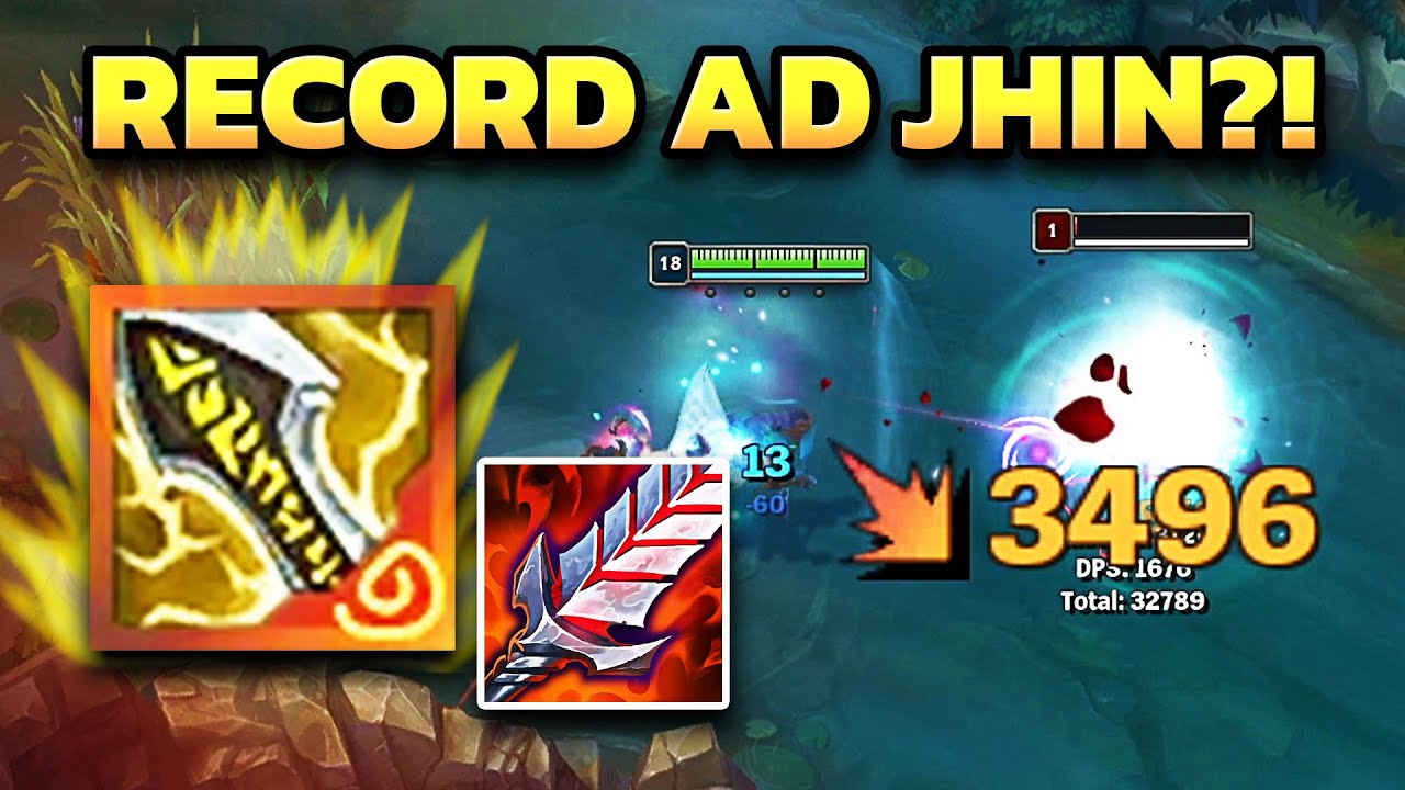 IL JHIN CON PIÙ AD DI SEMPRE (1200 AD, un attacco = 2000 danni)