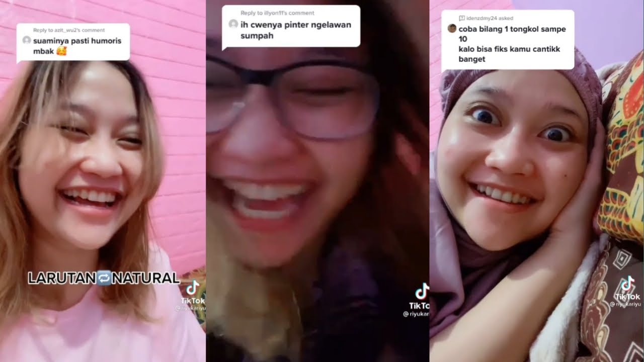 TikTok Kocak bin Lucu mba Riyuka Bunga pt 1