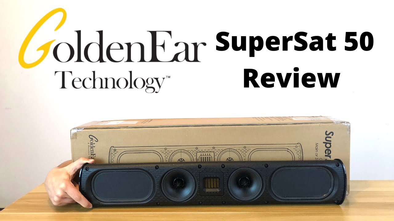 Best Slim Speaker ? Goldenear Supersat 50 Review