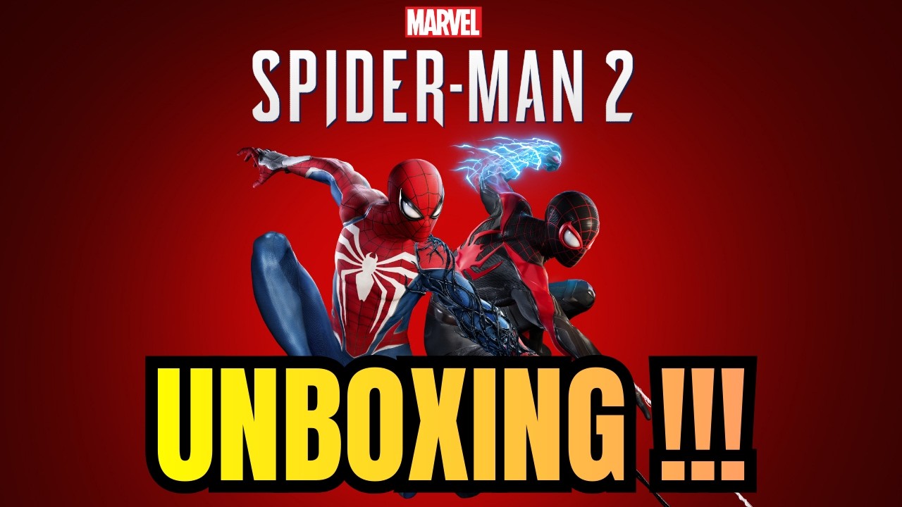 Unboxing Marvel's Spider Man 2 PS5