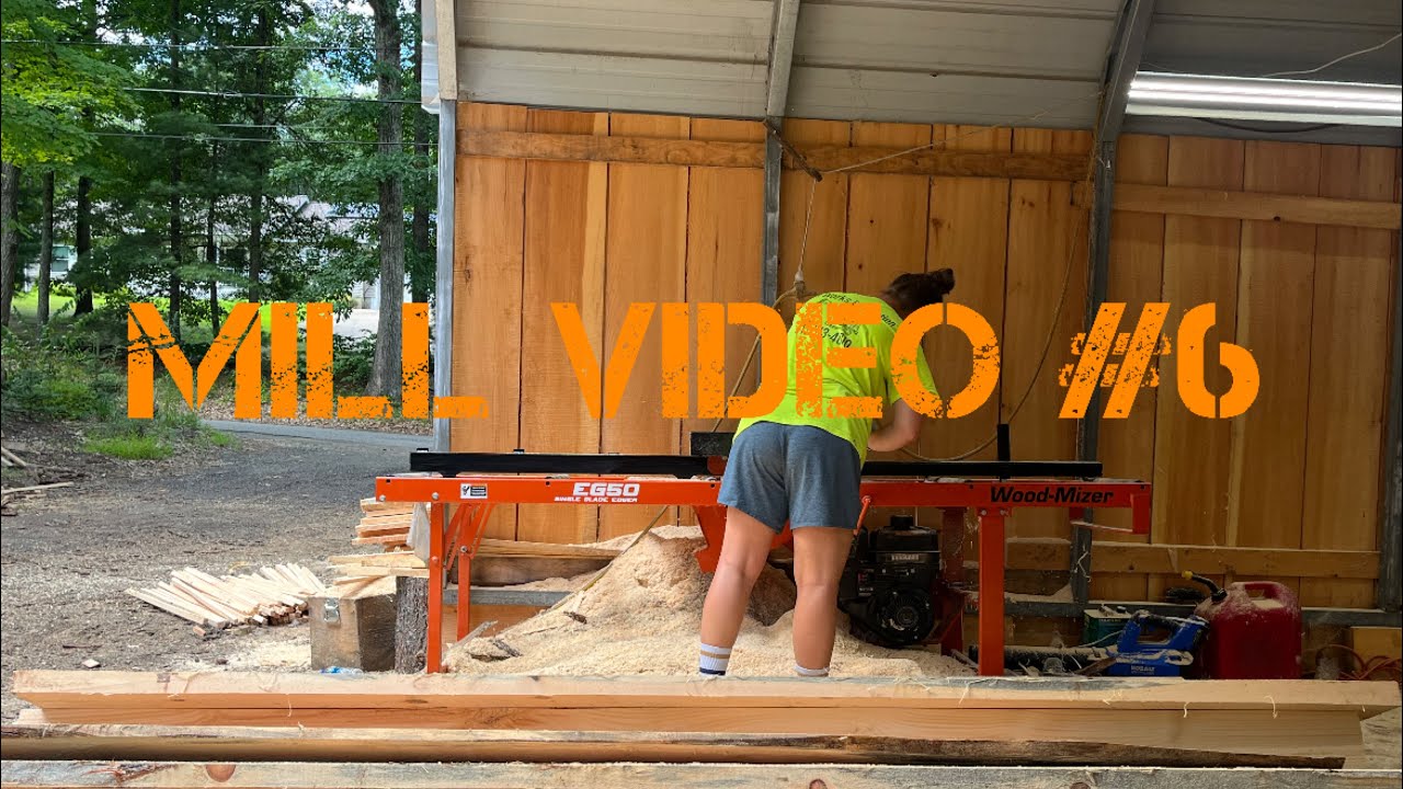 Woodmizer EG50 board edger making easy work of white pine!