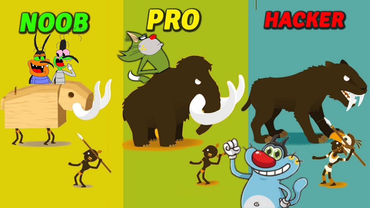 NOOB vs PRO vs HACKER IN Big Hunter || With Oggy and The Cockroaches