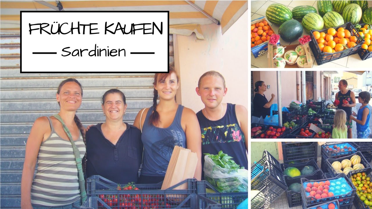 Früchte kaufen, barfuß laufen, Wolken, Zebrastreifen und Hocktoilette auf Sardinien