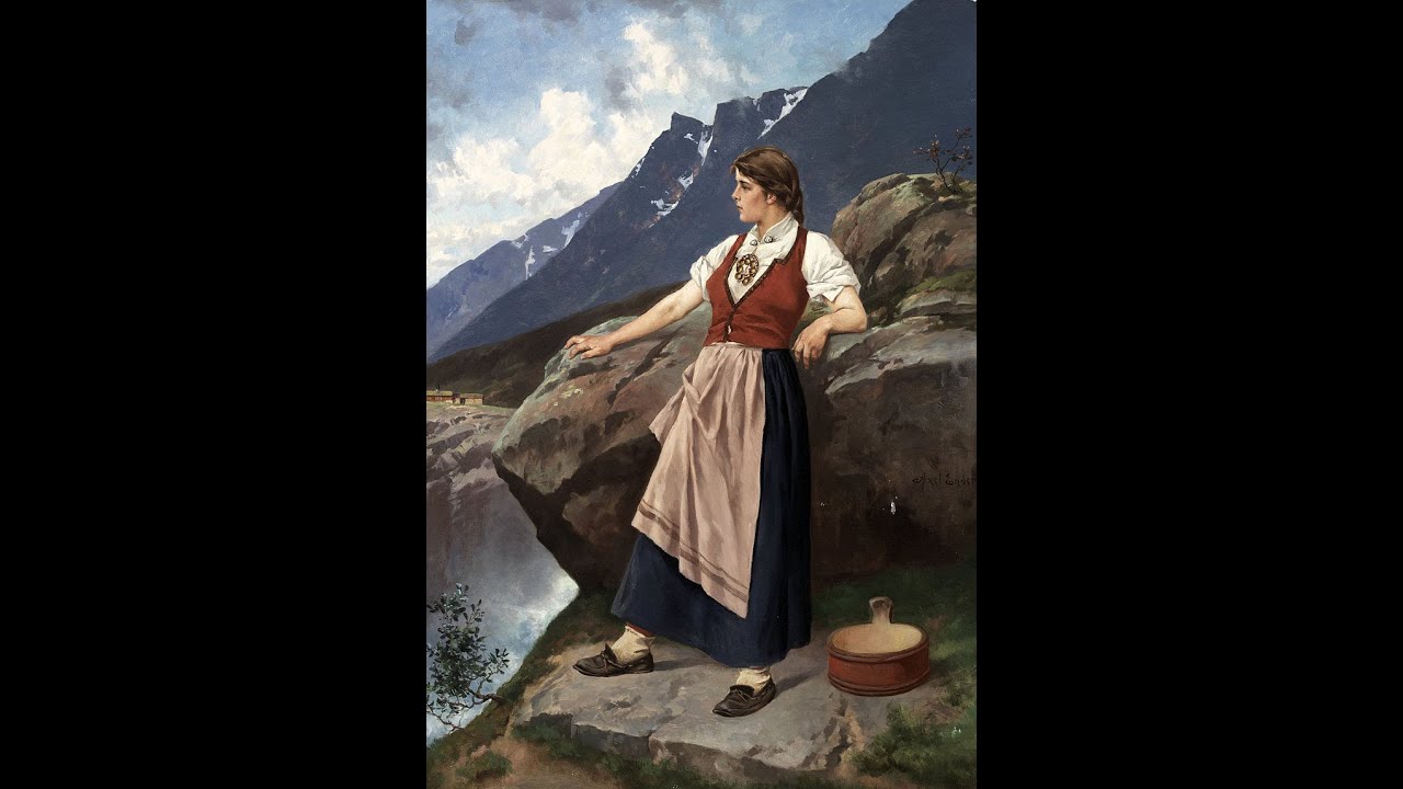 Axel Hjalmar Ender  (Norwegian, 1853 - 1920) ✽ Edvard Grieg / The last spring