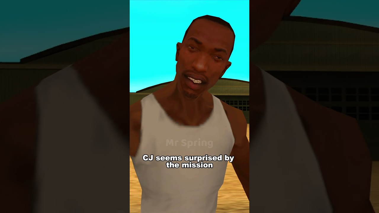 THIS CUTSCENE HAS A STRANGE GLITCH | GTA San Andreas