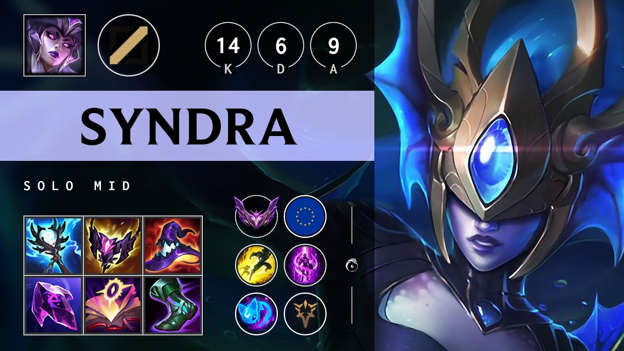 Syndra Mid vs Yone: Godlike - EUW Master Patch 14.19