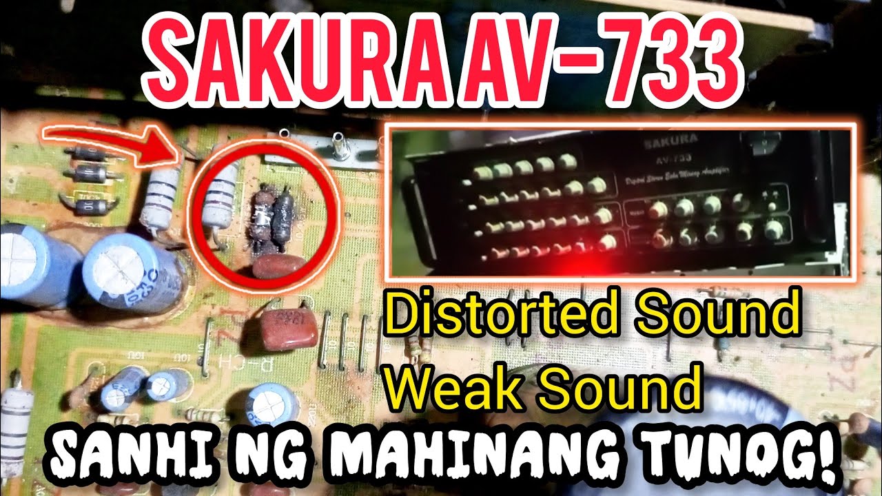 SAKURA AV-733 DISTORTED SOUND | THE REAL SOUND MUST BE RETURNED!