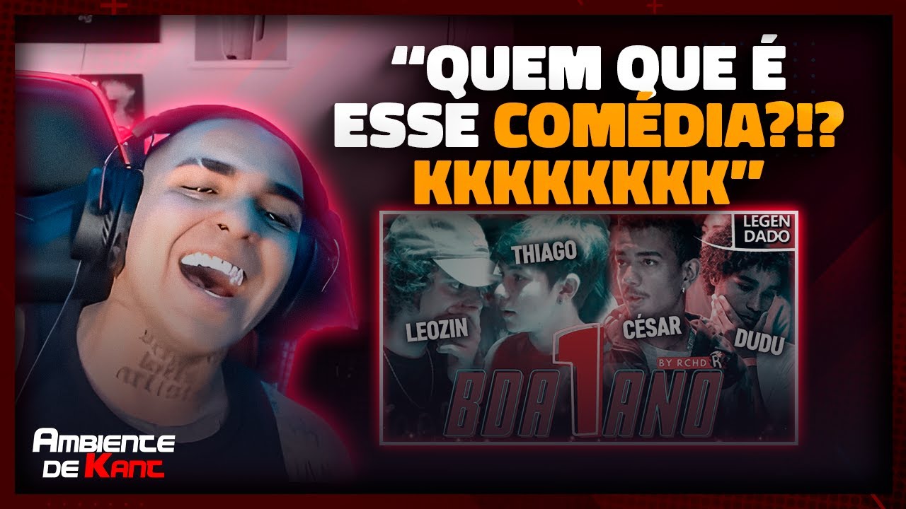 KANT REAGE A Todos FATALITYS da BDA 1 ANO! | Ambiente de Kant