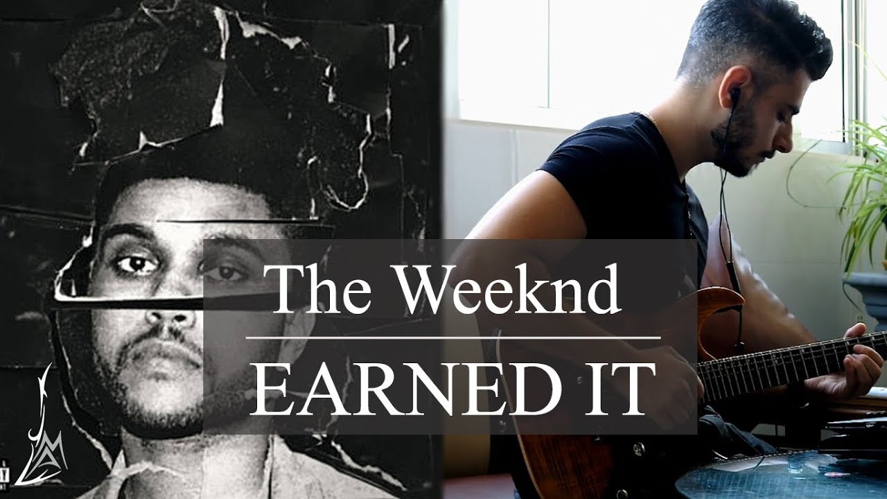 THE WEEKND - EARNED IT Electric Guitar Cover - Michel Andary