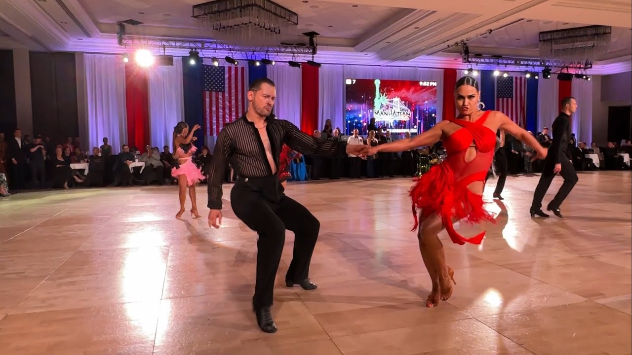 Andrei Kozlovsky & Nino Dzneladze JIVE  at Manhattan DanceSport Championships 2024